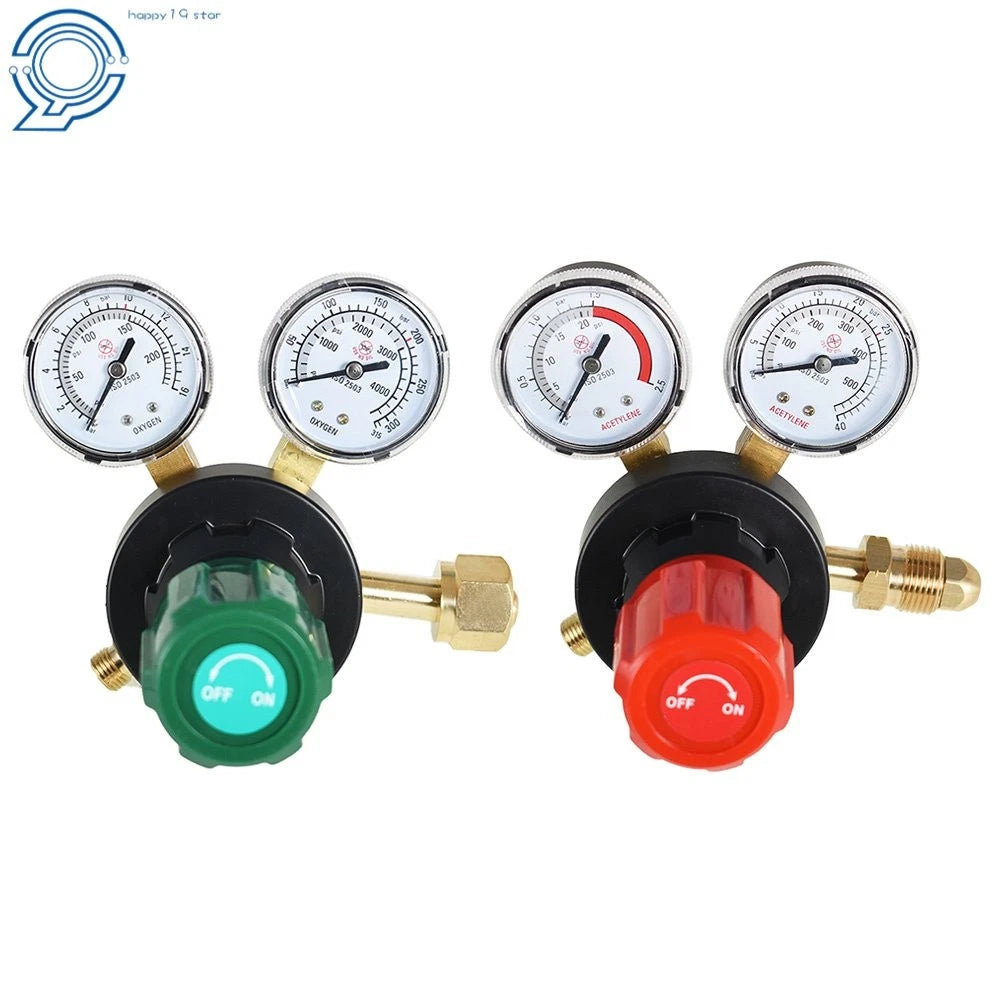 Oxygen & Acetylene Regulators Combo for V350 Series (CGA-540, CGA-510)