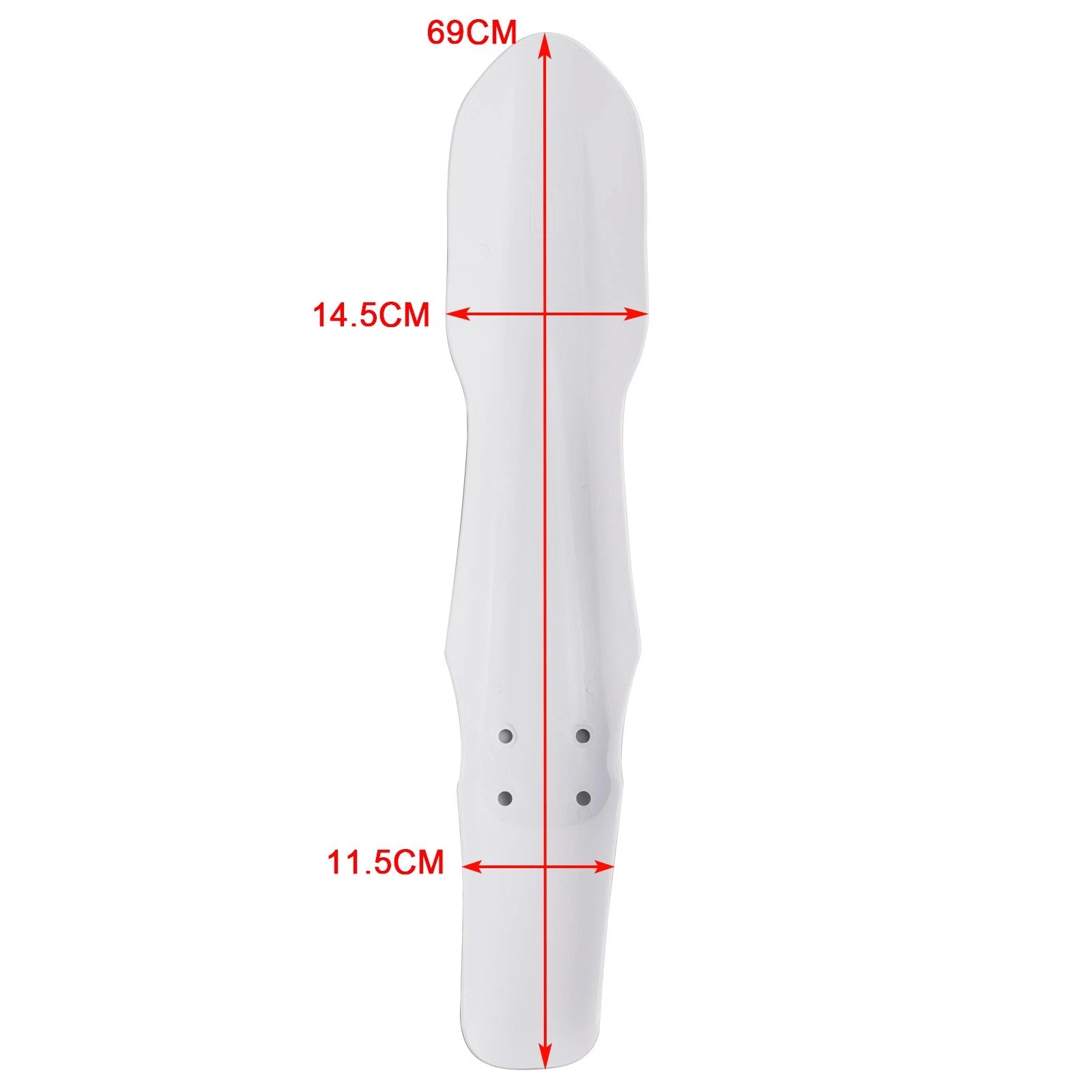 Front Fender Mudguard for Ducati Desert X (2022–2024) White