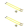 2X 26" Snow Plow Blade Marker Guide Kit Yellow for Diamond Meyer