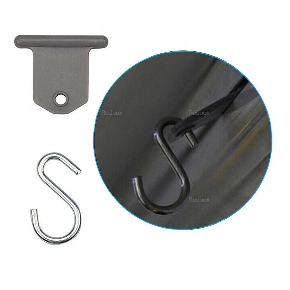 8 Pack Awning S Hook Hangers for Caravan Motorhome RV Rails Track