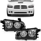 2X Headlights for Dodge Charger (2007–2010)