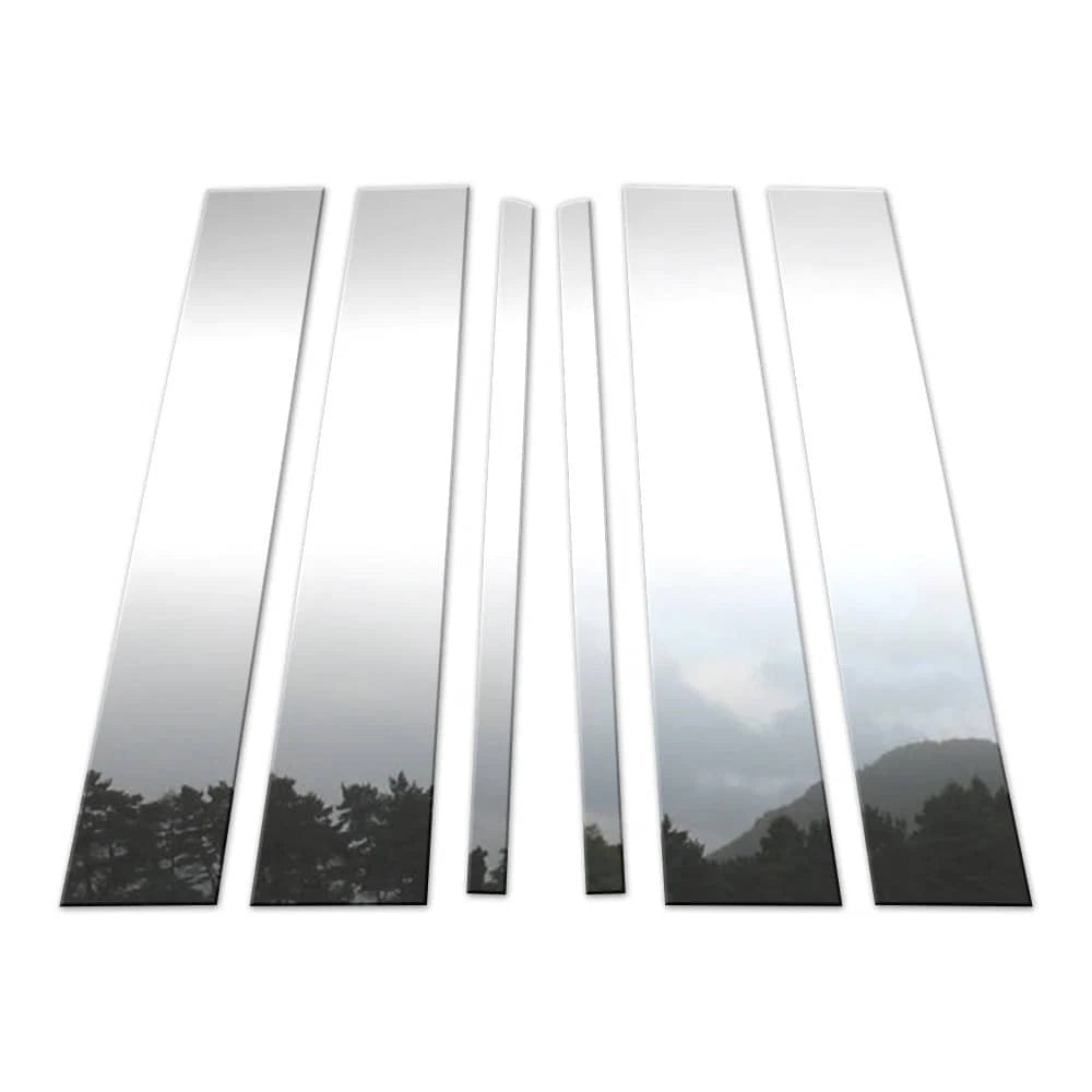 6Pc Chrome Pillar Post Covers for 09-15 Honda Pilot - Upgrade Your Auto P3522