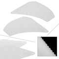 Gas Tank Traction Side Pad Knee Grip Decal White for YAMAHA FZ6 2006-2010