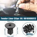 Fender Liner Clips for Toyota Corolla (No. 90189-06013) (50 Pcs) Black