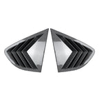 Carbon Fiber Rear Window Louver Shutter Cover Trim for BMW X4 F26 (2014–2018)