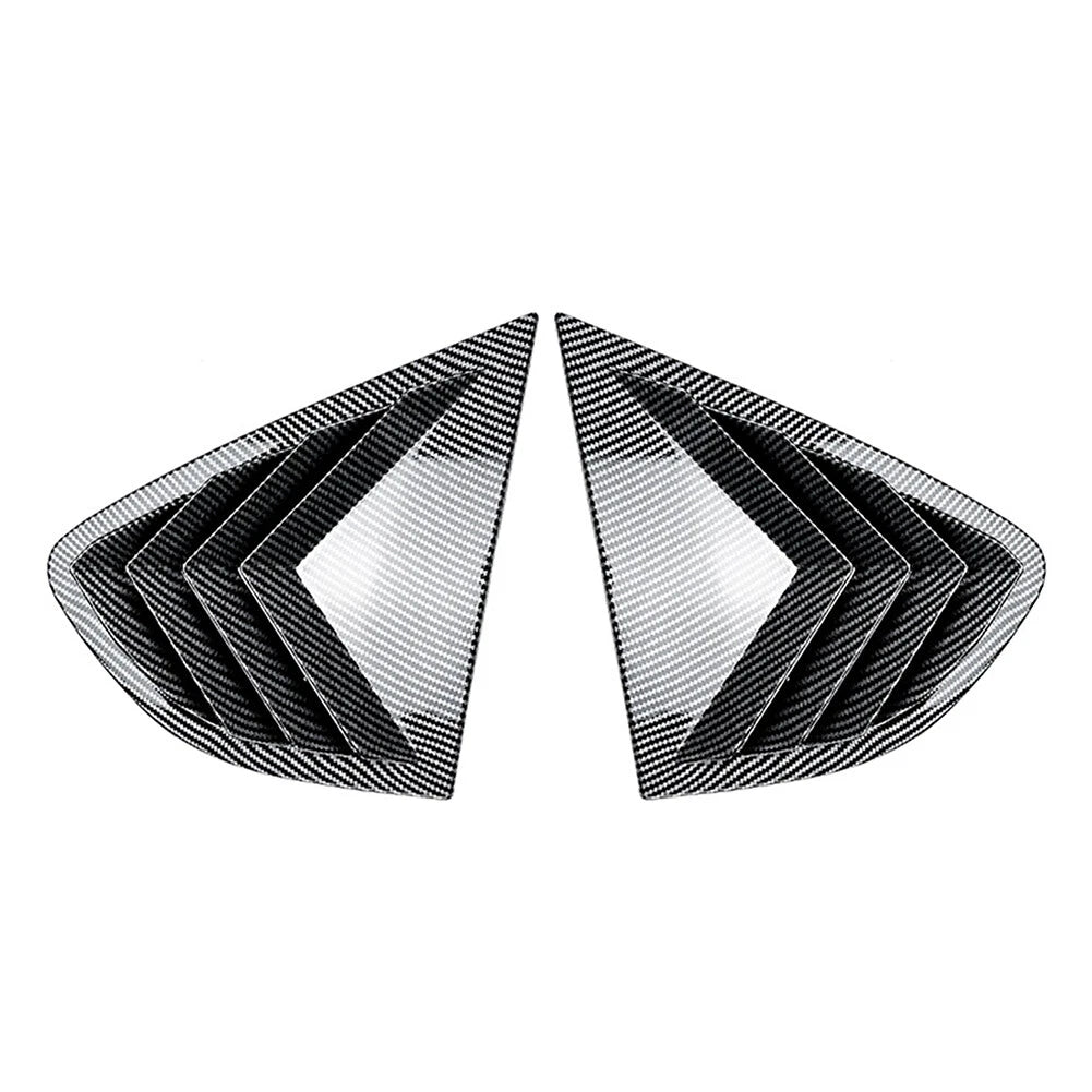 Carbon Fiber Rear Window Louver Shutter Cover Trim for BMW X4 F26 (2014–2018)