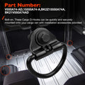 6x Black Steel Rear Cargo D-Hooks for Ford Transit 150 250 350 (2015–2024)