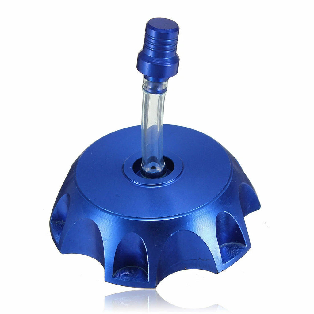 2X Blue Fuel Tank Cover Cap for XR50 CRF50 TTR KLX110 (50cc-160cc)