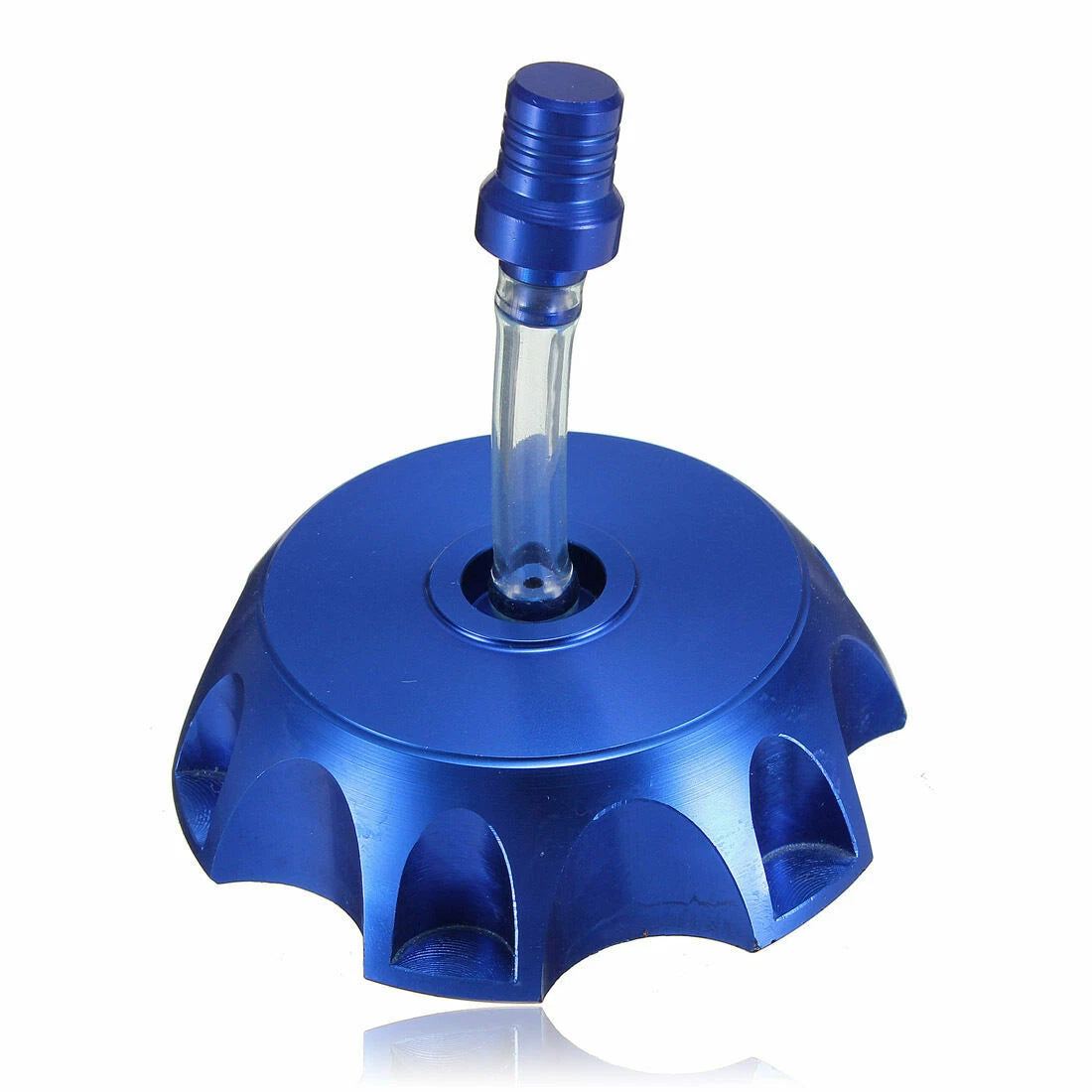 2X Blue Fuel Tank Cover Cap for XR50 CRF50 TTR KLX110 (50cc-160cc)