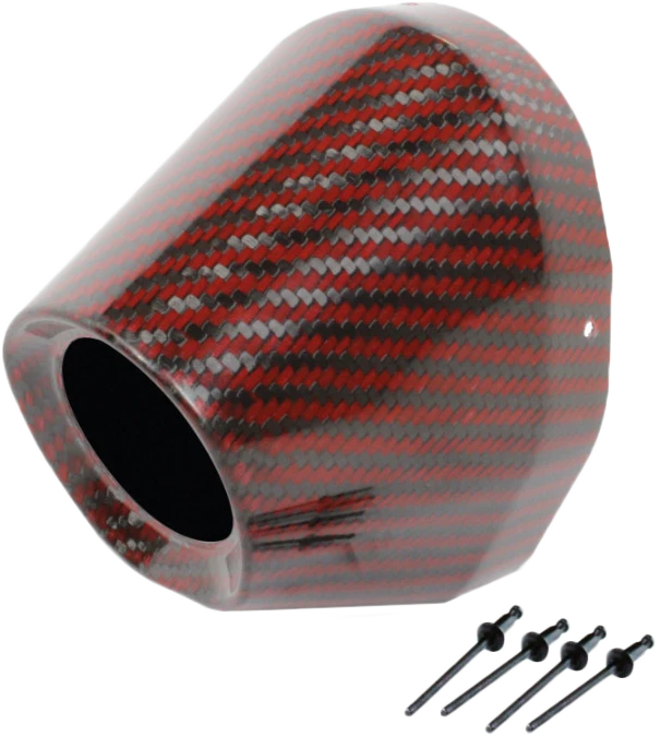 Pro Circuit Carbon End Cap for 1 3/4 Inch Exhaust Pipes (794-9036)