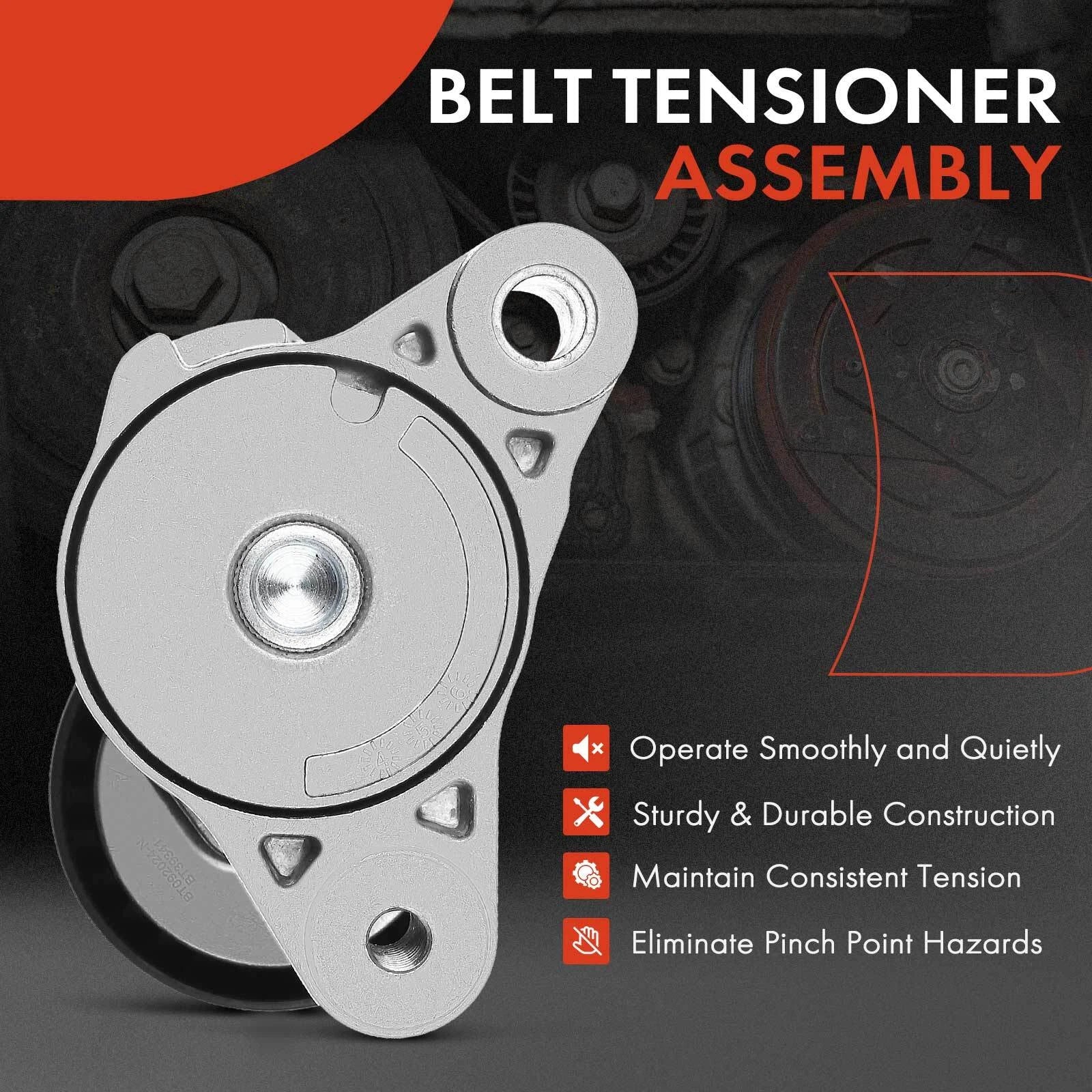 Belt Tensioner for Jeep Cherokee, Compass, Renegade, Dodge Dart (2011–2023)