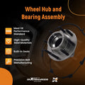 2pc Front Wheel Hub Bearing for Ford F-250 F-350 (2005–2010) WE515081 8 Bolt ABS
