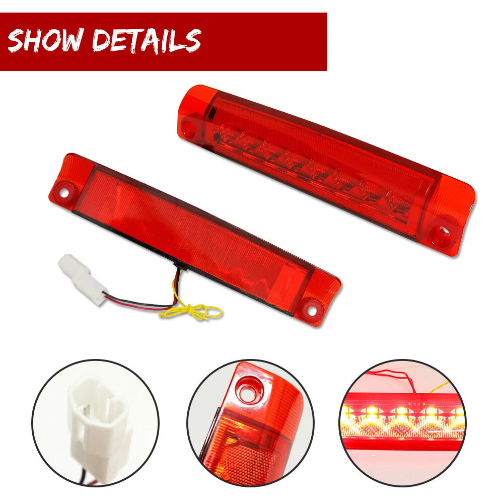 3D LED Tube Red 3rd Brake Light Assembly for Toyota Prius  (2010–2015)