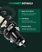 Rear Complete Strut & Coil Spring for Chrysler 200, Sebring, Dodge Avenger (2007–2014)