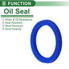 Set of 5 Oil Seal Rotary Shaft Seal 45x57x6mm TPU High Pressure