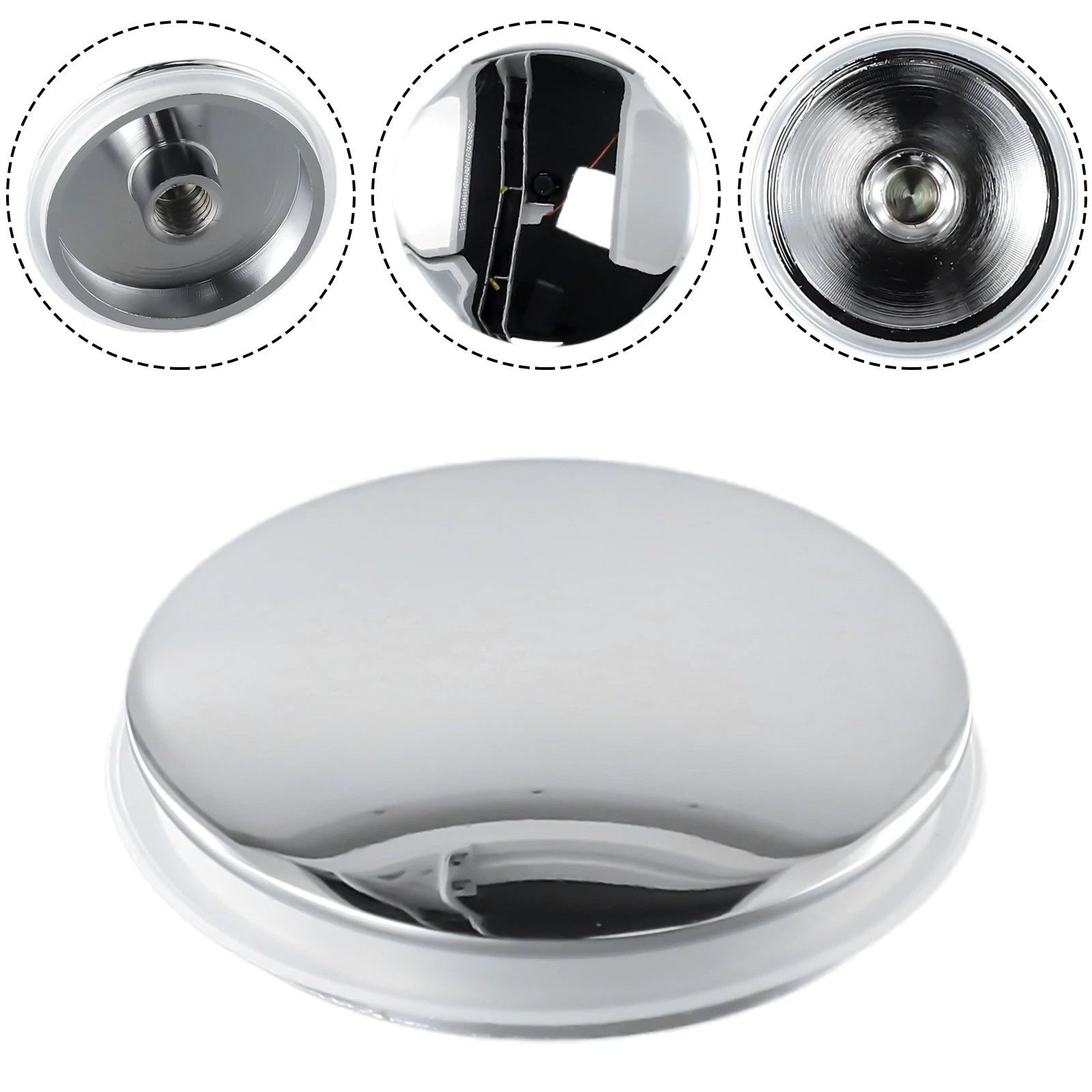 38mm Replacement Sink Waste Plug Cap for (Chrome)
