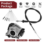 Throttle Body Assembly & Throttle Cable for Honda Rancher 420 TRX420TM1 (2014–2019)