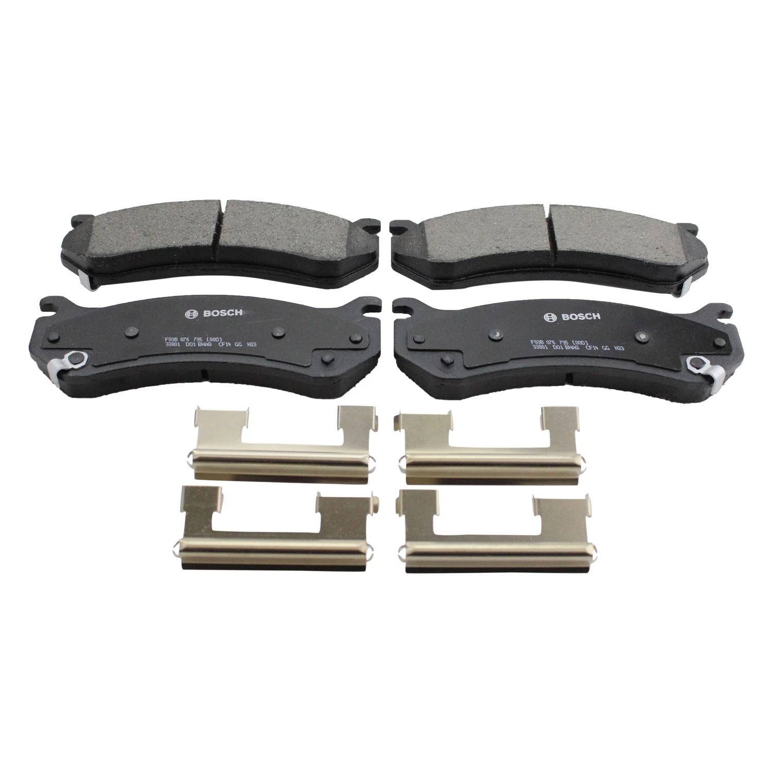 DuraGo Front Rotors & Bosch QuietCast Disc Brake Pad Kit for Silverado 1500 HD (2001–2007)