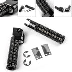 Footrests for Kawasaki Ninja 250 300 400 650 (R 1000) CNC Black