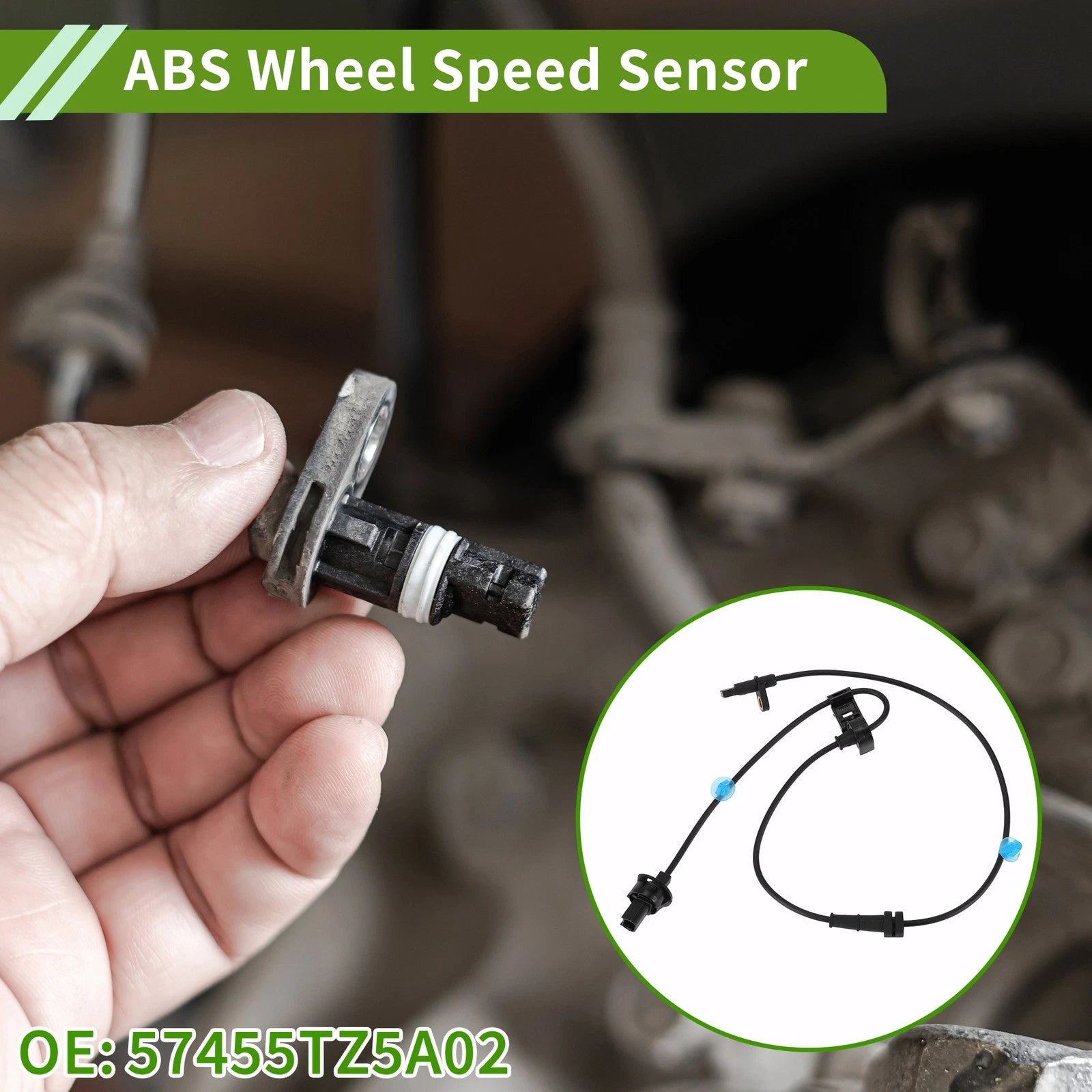 ABS Wheel Speed Sensor No. 57455TZ5A02 for Acura MDX (2014–2020)