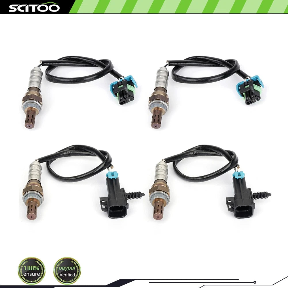 4X Upper Lower Oxygen O2 Sensor for Chevrolet C2500 C3500 (2000)