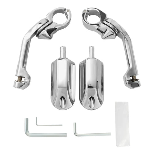 1 1/4" Angled Foot Peg Mount for Harley
