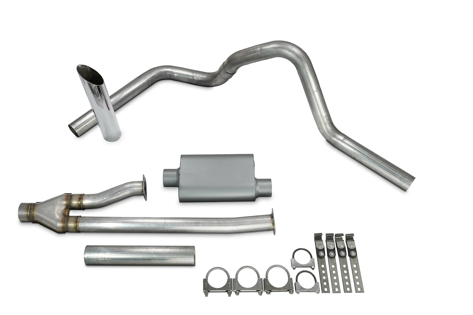 3" Direct Fit Single Exhaust Kit for Toyota Tundra (2009–2013) 2CH Side/Corner E SW T