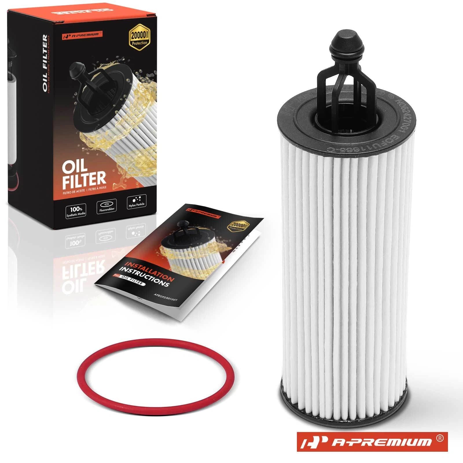 Engine Oil Filter for Ram 1500, Jeep Grand Cherokee, Dodge Grand Caravan (2002–2023)