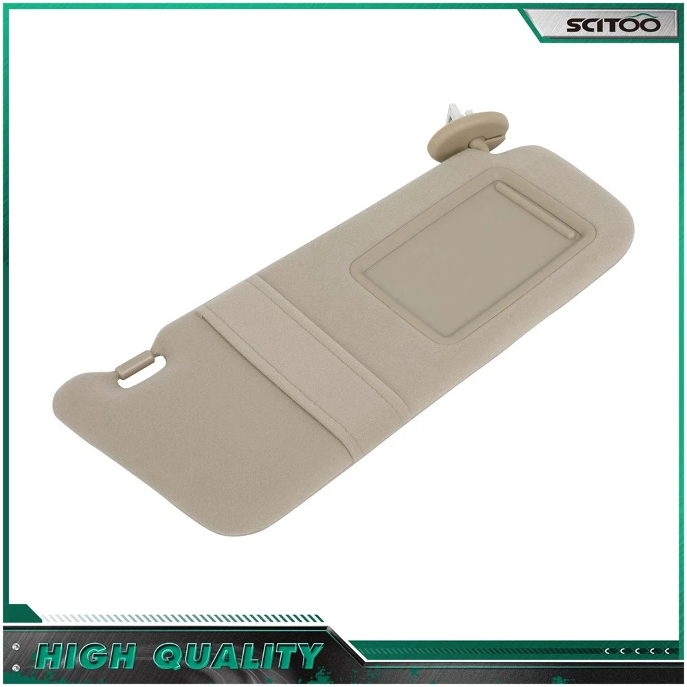 Passenger Sun Visor for Toyota Venza (2009–2016) Tan/Beige W/Sunroof