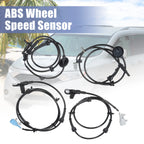 Set of 2 ABS Wheel Speed Sensors for Nissan (781913533662)