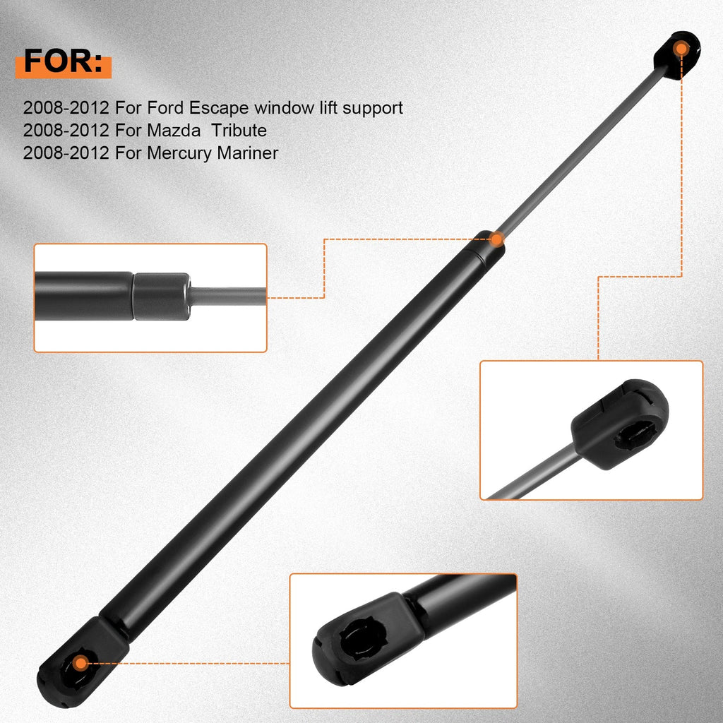 2X Rear Glass Window Lift Supports for Ford Escape Mercury (2008-2012)
