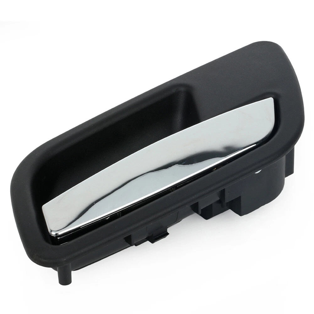 Black and Chrome Interior Rear Right Door Handle for Chevy GMC
