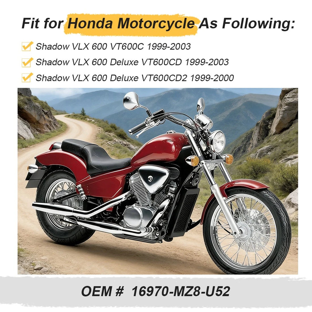 Fuel Gas Petcock Valve w/ Lever for Honda Shadow VLX 600 (1997–2007)