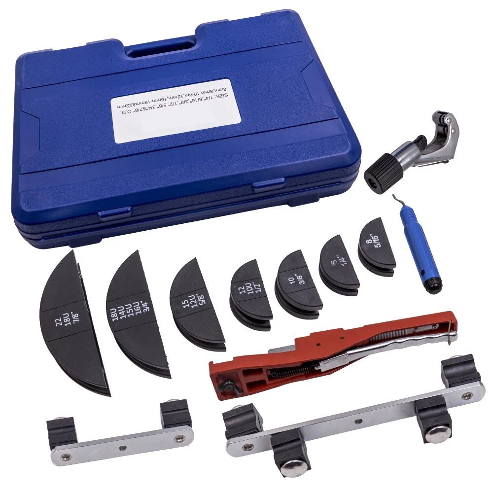 Tube Pipe Bender for HVAC Refrigeration (1/2", 1/4"-7/8")