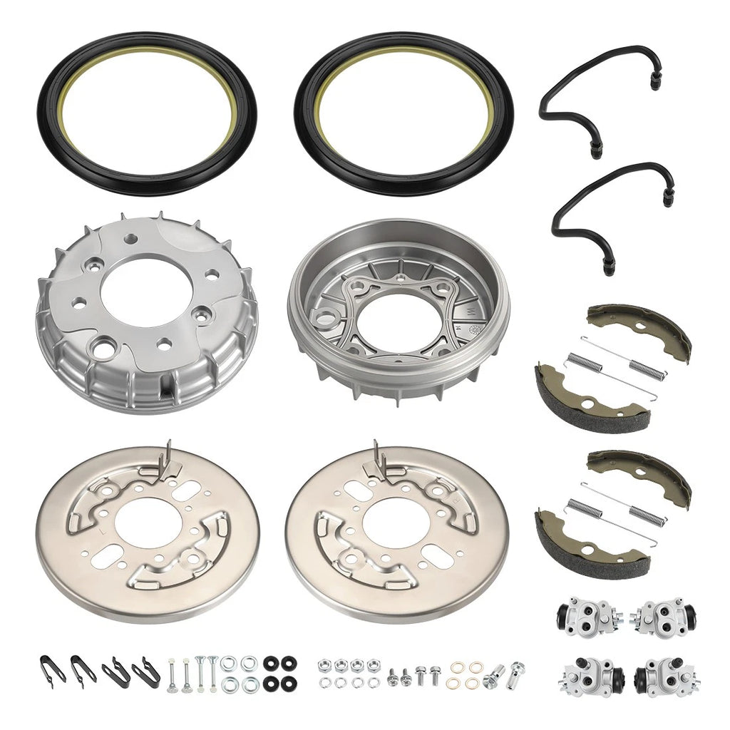 Front Brake Drum Shoes Kit for Honda FourTrax 300 4X4 TRX300FW (1995–2000)