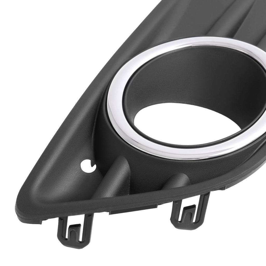 Set of 2 Fog Light Covers with Chrome Ring for Honda Pilot (2012-2015)