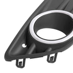 Set of 2 Fog Light Covers with Chrome Ring for Honda Pilot (2012-2015)