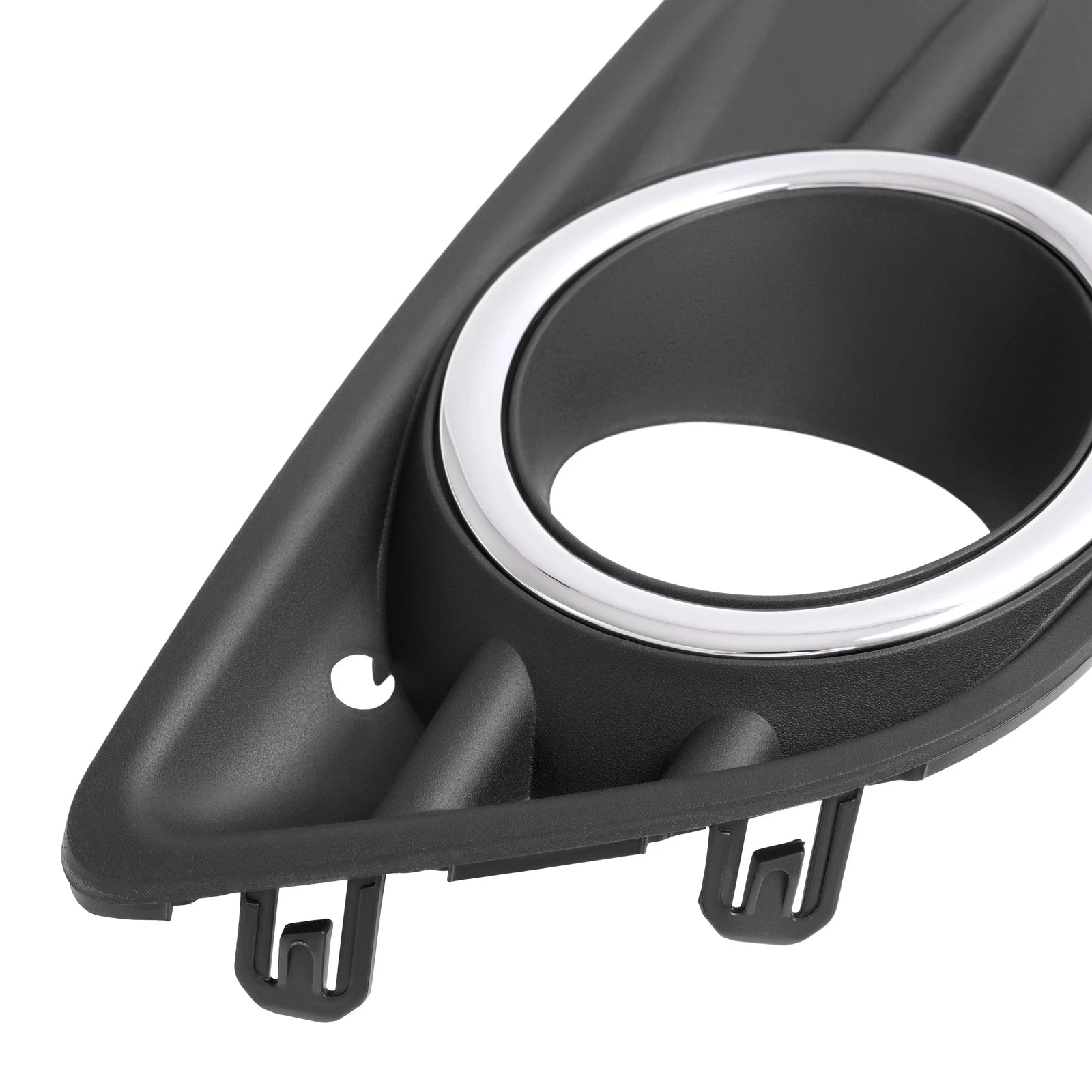 Set of 2 Fog Light Covers with Chrome Ring for Honda Pilot (2012-2015)