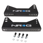 Set of 2 NRG Innovations Steel Bucket Seat Side Mount Brackets RSC-100MB