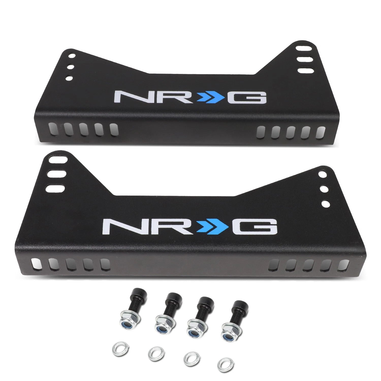 Set of 2 NRG Innovations Steel Bucket Seat Side Mount Brackets RSC-100MB