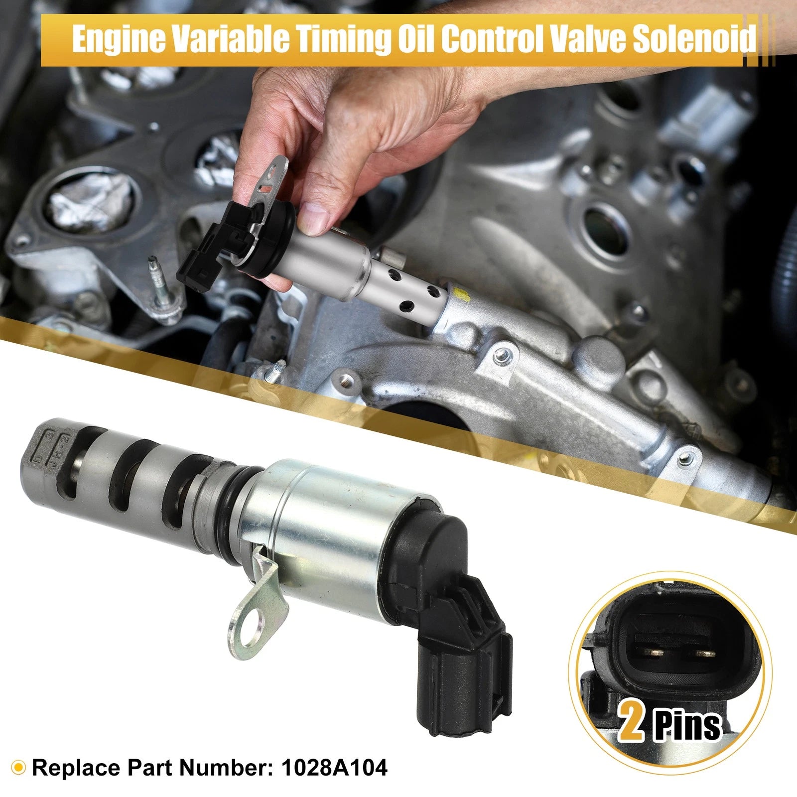 VVT Solenoid for Mitsubishi Mirage (2014–2015) No. 1028A104
