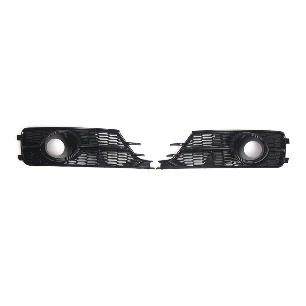 Front Fog Light Grille Cover with ACC Hole for Audi A6 C7 (2016–2018)