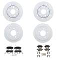 Set of 4 Bosch Disc Brake Rotors & Blue Ceramic Pads for Kia Soul (2010–2023)