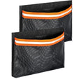 2pcs PVC Mesh Storage Bag for RV Car Campers with Reflective Strip