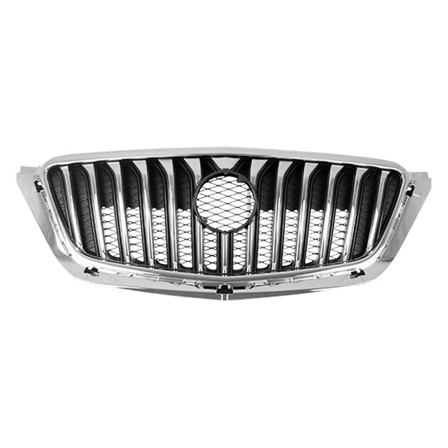 Replacement Black Chrome Plastic Front Grille for Toyota Hilux (2005–2015)