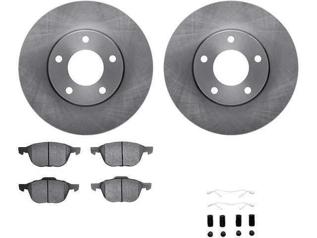 Front Brake Pad and Rotor Kit for Mazda 3 Sport (2010–2013) DM541WW