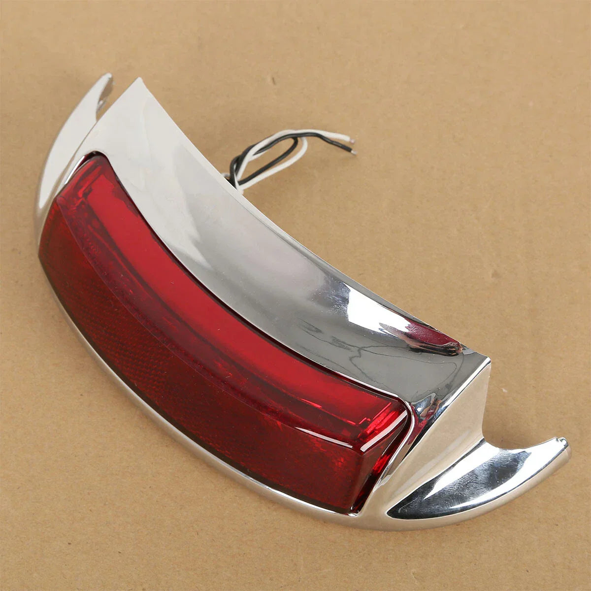Rear Fender Tip Brake Light Red Lens for Harley Touring FLHTCUL FLHTK (09-16)