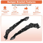 Bumper Bracket Set of 2 for Subaru Legacy Outback (2010–2014) No.57707AJ52A/57707AJ53A