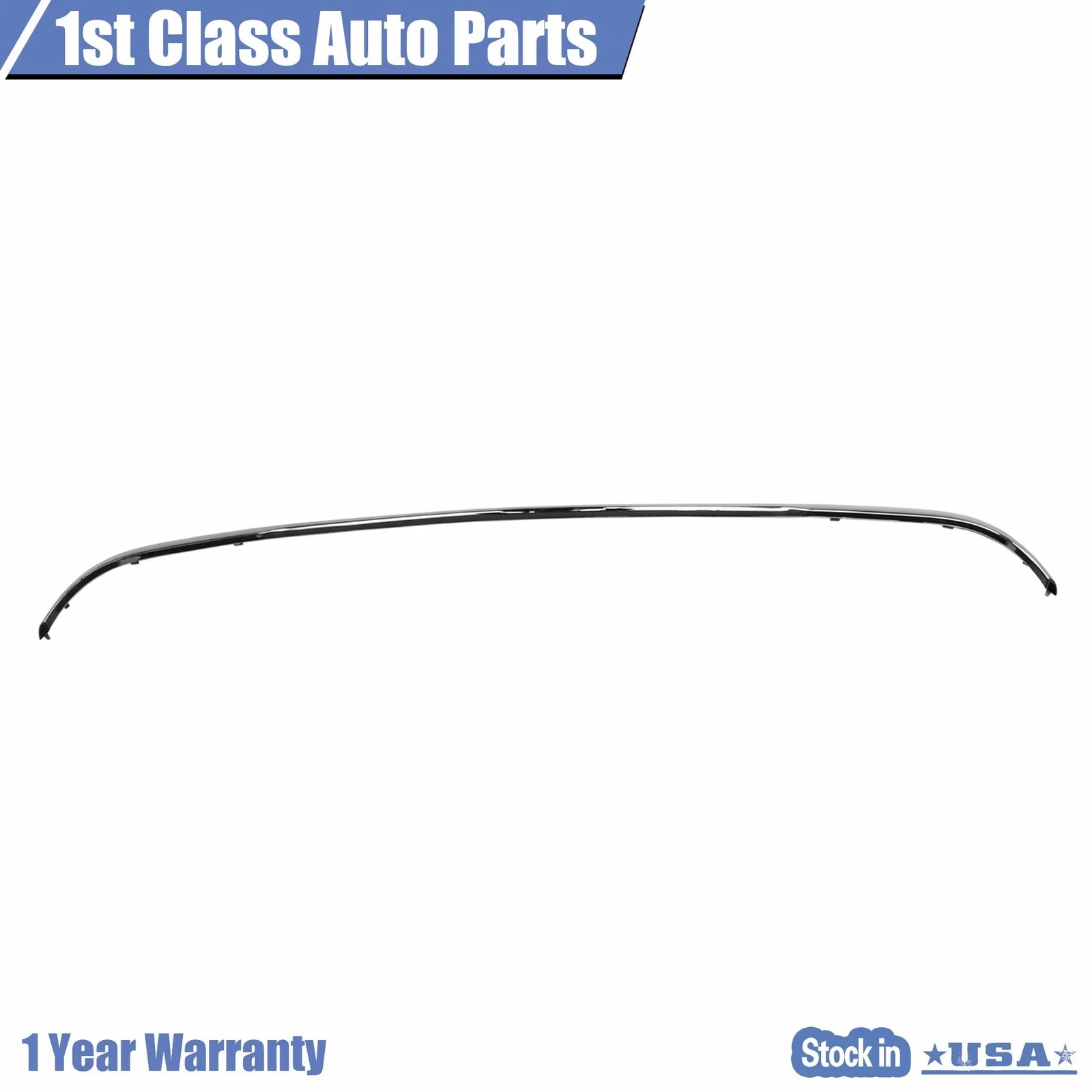 Rear Lower Chrome Bumper Cover Molding for Mercedes-Benz E350 E400 E550 E63 (2014-2016)