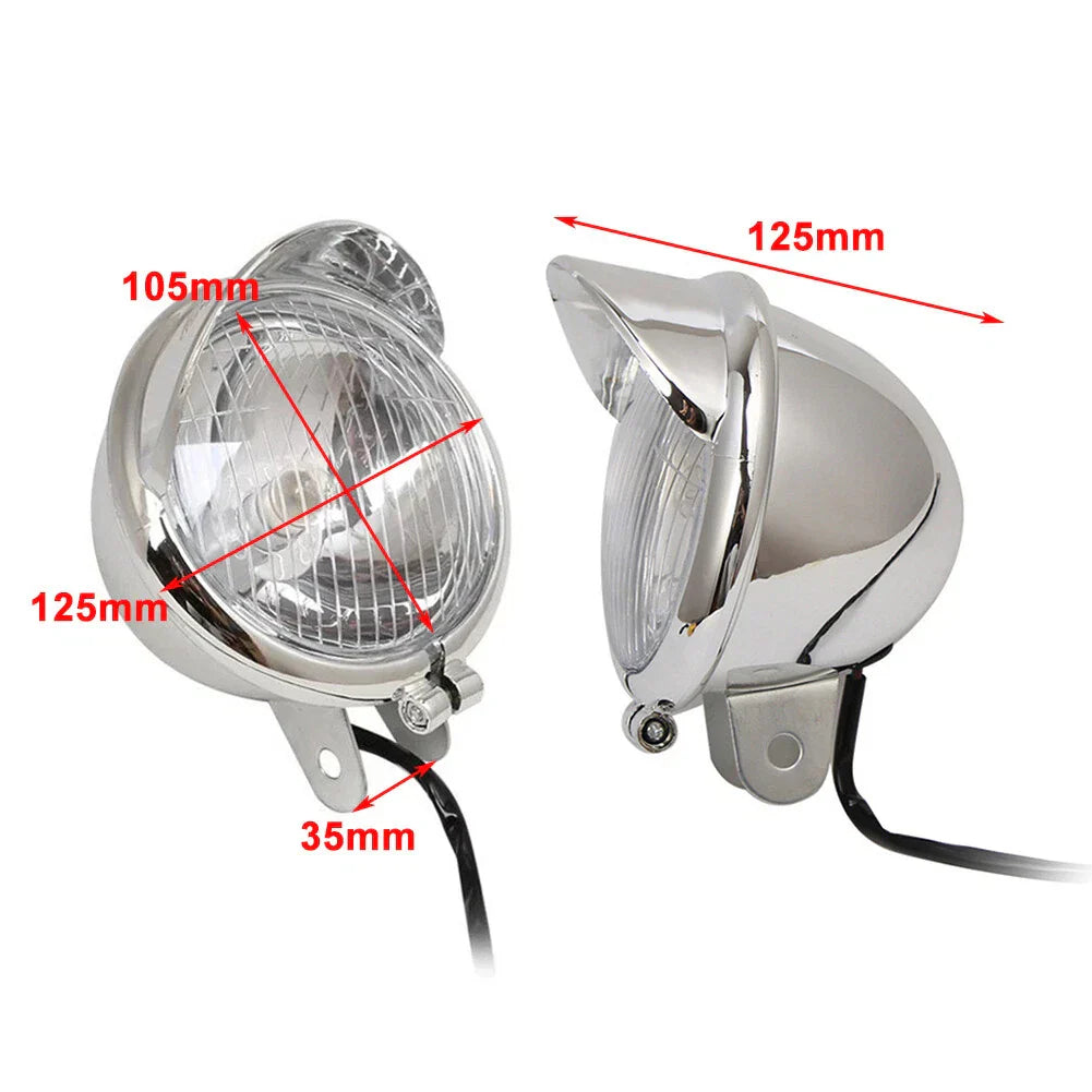 Chrome Fog Lights for Kawasaki Vulcan VN 800 900 1500 1600 1700 2000